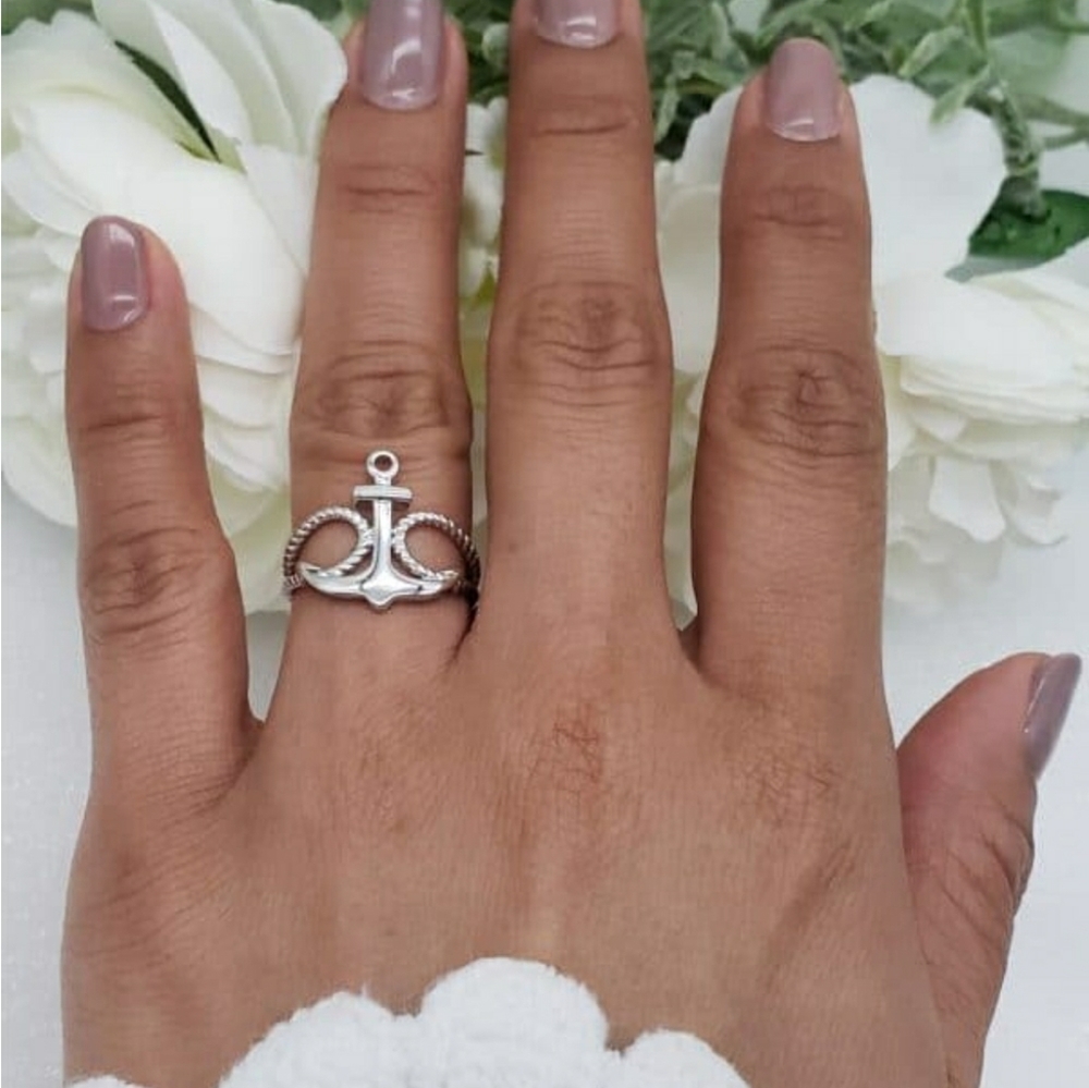 🥰 ROPED ANCHOR RING - Picture 4 of 4